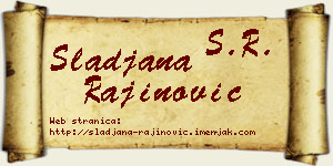 Slađana Rajinović vizit kartica